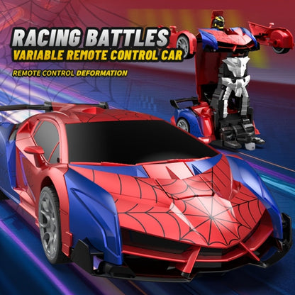 Transforming RC Car for Kids 1:18 Scale – One-Button Deformation Robot Remote Control Stunt Car, 2.4GHz 360° Rotating Drift Toy for Boys & Girls Ages 3 4 5 6, Birthday Christmas Holiday Gift (Red)
