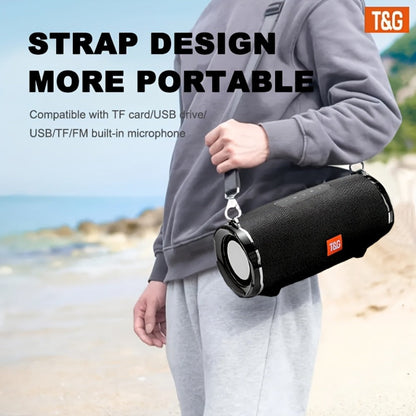 TG187 IPX4 Waterproof Outdoor Bluetooth Speaker | Dual Speakers, 4800mAh Rechargeable Battery, TWS Stereo Pairing, High Volume Portable Wireless Boombox for Party, Picnic, Camping & Stage