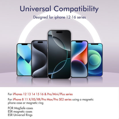 Magnetic Wireless Power Bank with 5000mAh and 10000mAh Labels, Flip Display and Four Color Options