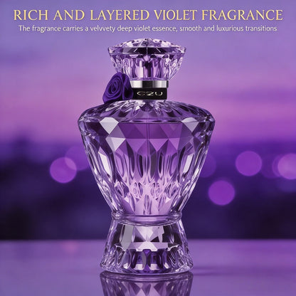 Obsidian Violet Eau de Parfum Spray, 75ml Purple Bottle with Floral, Woody and Musk Scent Profile