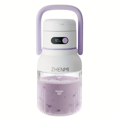 Cordless Portable Blender 33oz USB Rechargeable - Ice Crushing Blender for Smoothies & Shakes