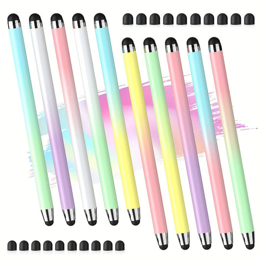 Stylus Pen for Touchscreen 10 Pack – High Precision Capacitive Stylus for Android Smartphones & Tablets, Compatible with iPad Samsung Galaxy Tab iPhone, Perfect Student & Back-to-School Gift Idea