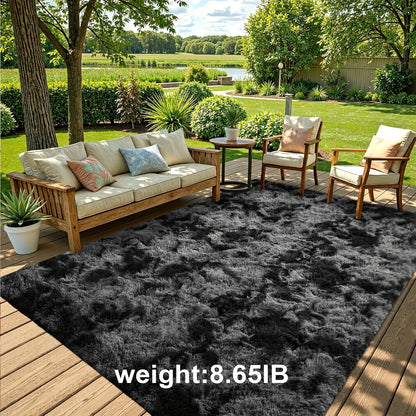 Fluffy Indoor Area Rug in Five Colors and Six Size Options for Living Room, Bedroom, Kitchen or Bathroom
