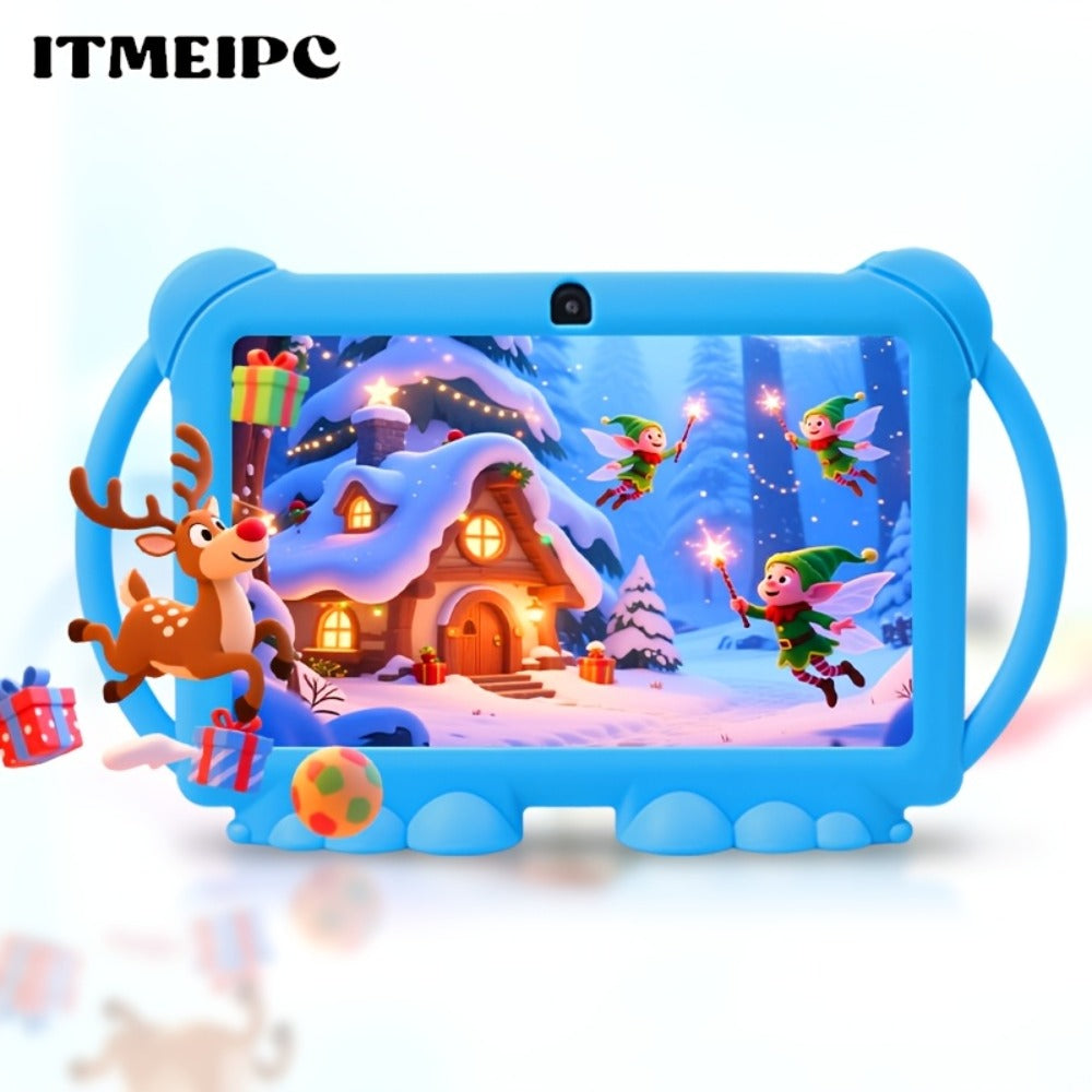 Android Tablet 7-Inch Kids Model with Android 14, WiFi 6, Parental Controls and Protective Case