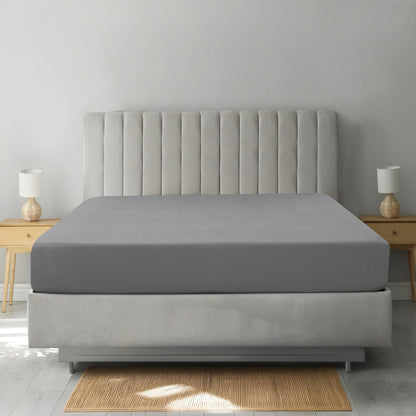 Fitted Sheet Only Deep Pocket Brushed Microfiber Cooling Bed Sheet - Ultra Soft Silky Shrink & Fade Resistant Mattress Cover for Twin Twin XL Full Queen King Cal King - Wrinkle Resistant Easy Care