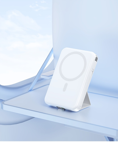 10000mAh Mobile Power, 22.W Magnetic Charging Treasure, Comes with Convenient Dual Cable, with LED Power Display, Stand Mobile Power, Can Charge 5 Devices At The Same Time, Comes with Stand, Can Be On The Plane