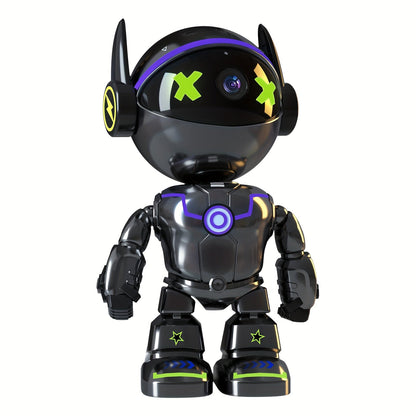 Pet & Baby Camera Monitor Indoor 4MP QHD Robot Camera, 360° Panoramic Night Vision, Motion Detection Alerts