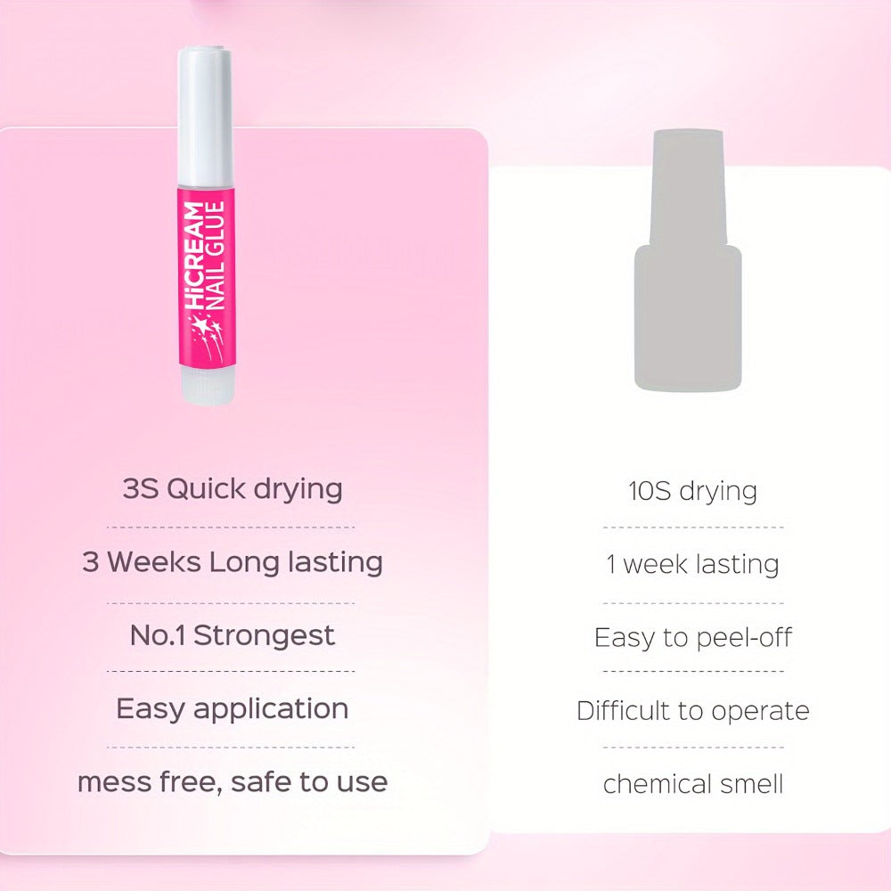 Nail Glue Set, MICHAN 14- or 28-Piece Configurations with 2ml Squeeze Tubes and Optional 7ml Brush Bottles