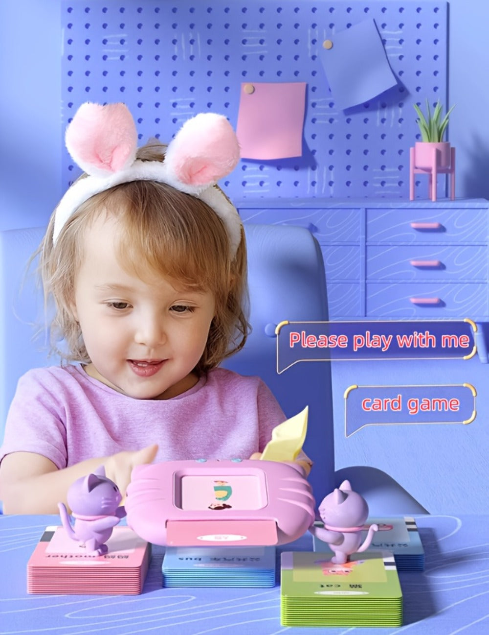Bilingual English Speaking Flash Cards for Kids — 56 Cards 112 Visual Sight Words, Toddler Vocabulary Builder ESL Language Learning Toy for Boys Girls Ages 2-6, Birthday Christmas Gift