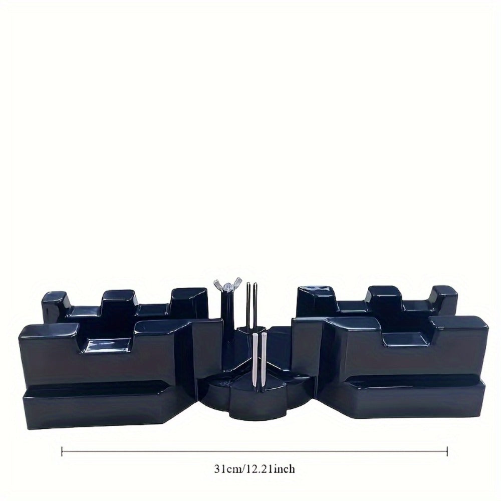 Two-in-One Adjustable Miter Angle Measuring and Cutting Guide for 45- to 180-Degree Layout Work