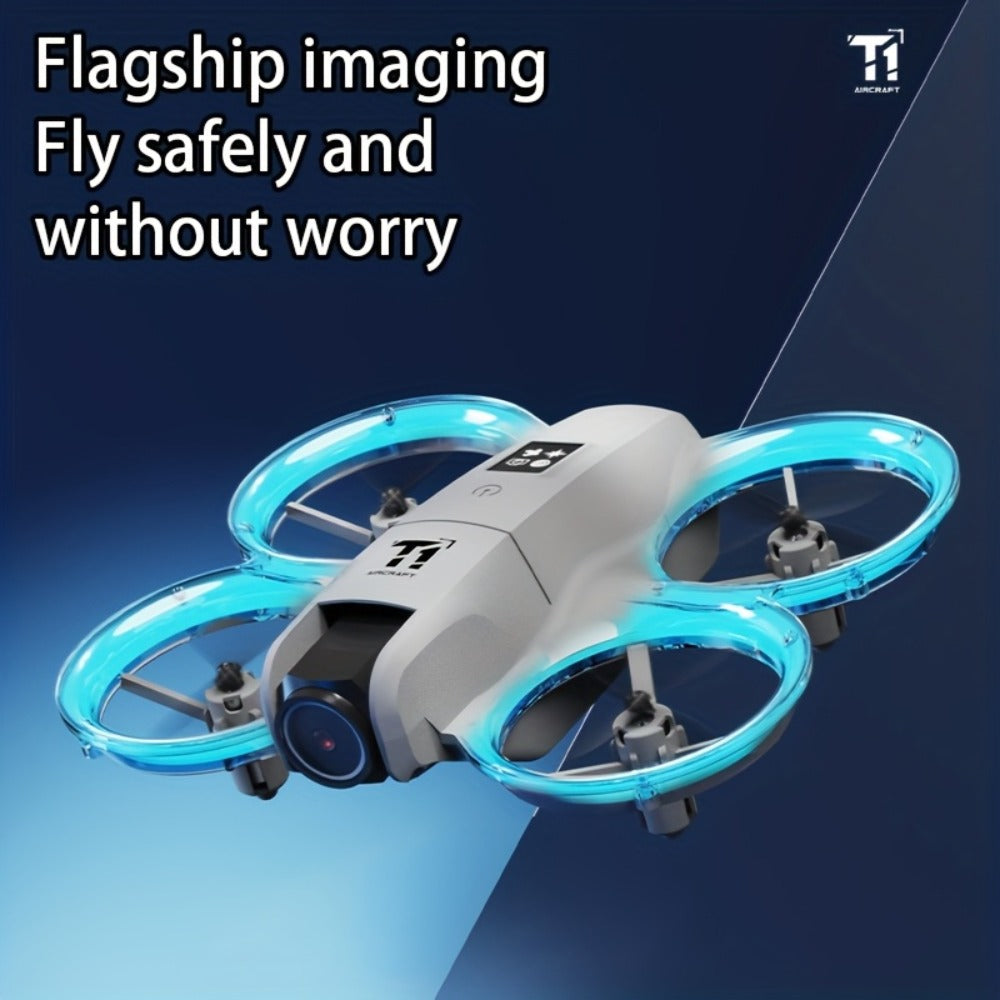 4K RC Airplane Auto Hover Dual Batteries Optical Flow WiFi FPV Camera One-Key Return Roll Anti-Shock Anti-Collision | Remote Control Plane for Kids Adults Beginners | Birthday Christmas Gift