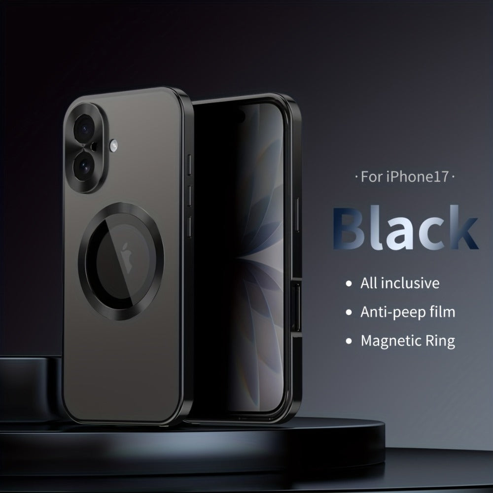 Two-Piece Privacy-Panel Magnetic iPhone Case with Camera Protection in 24 Model and Color Options