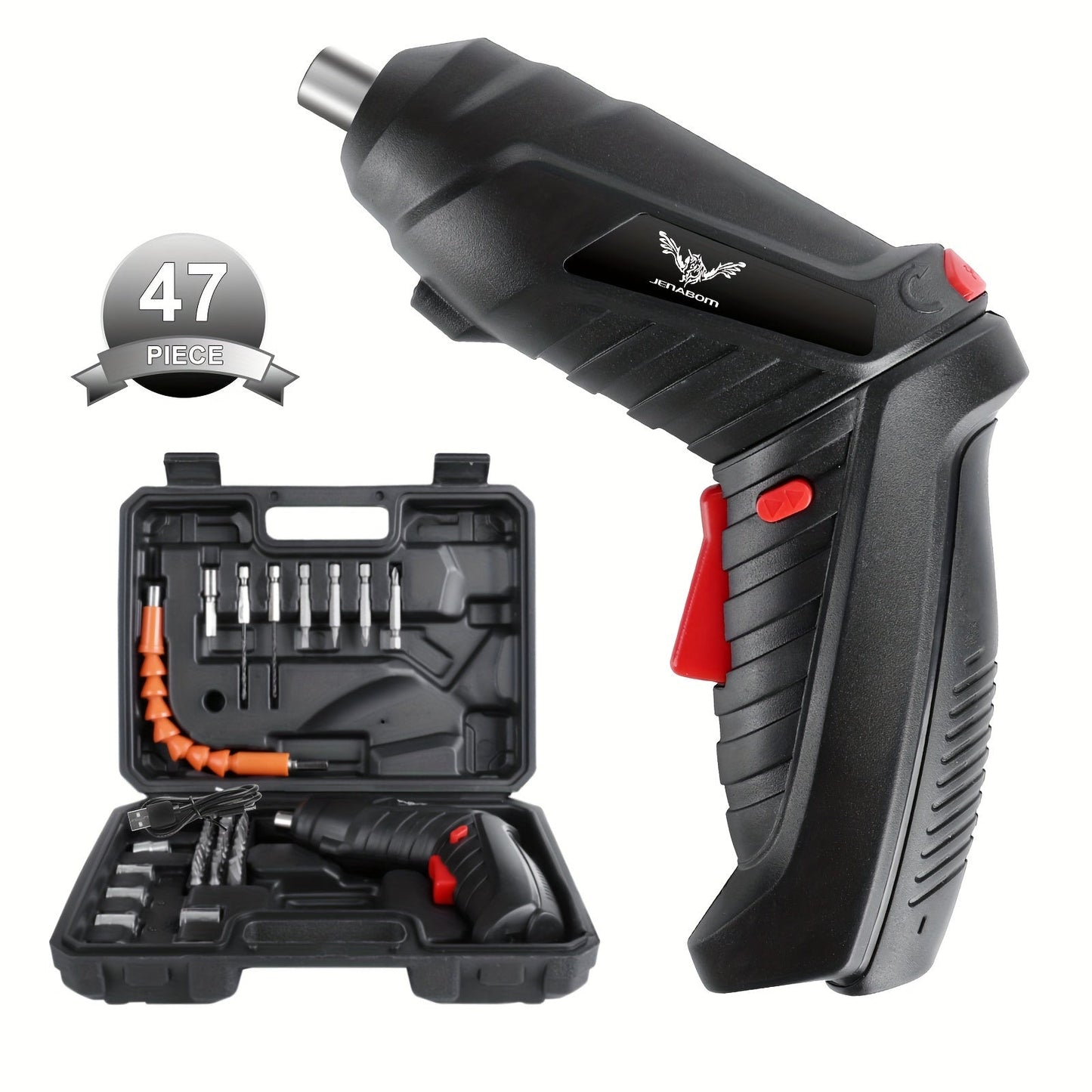 3.6V Mini Electric Drill Screwdriver Set 1300mAh Lithium Battery Power Tools Kit for Home Repair