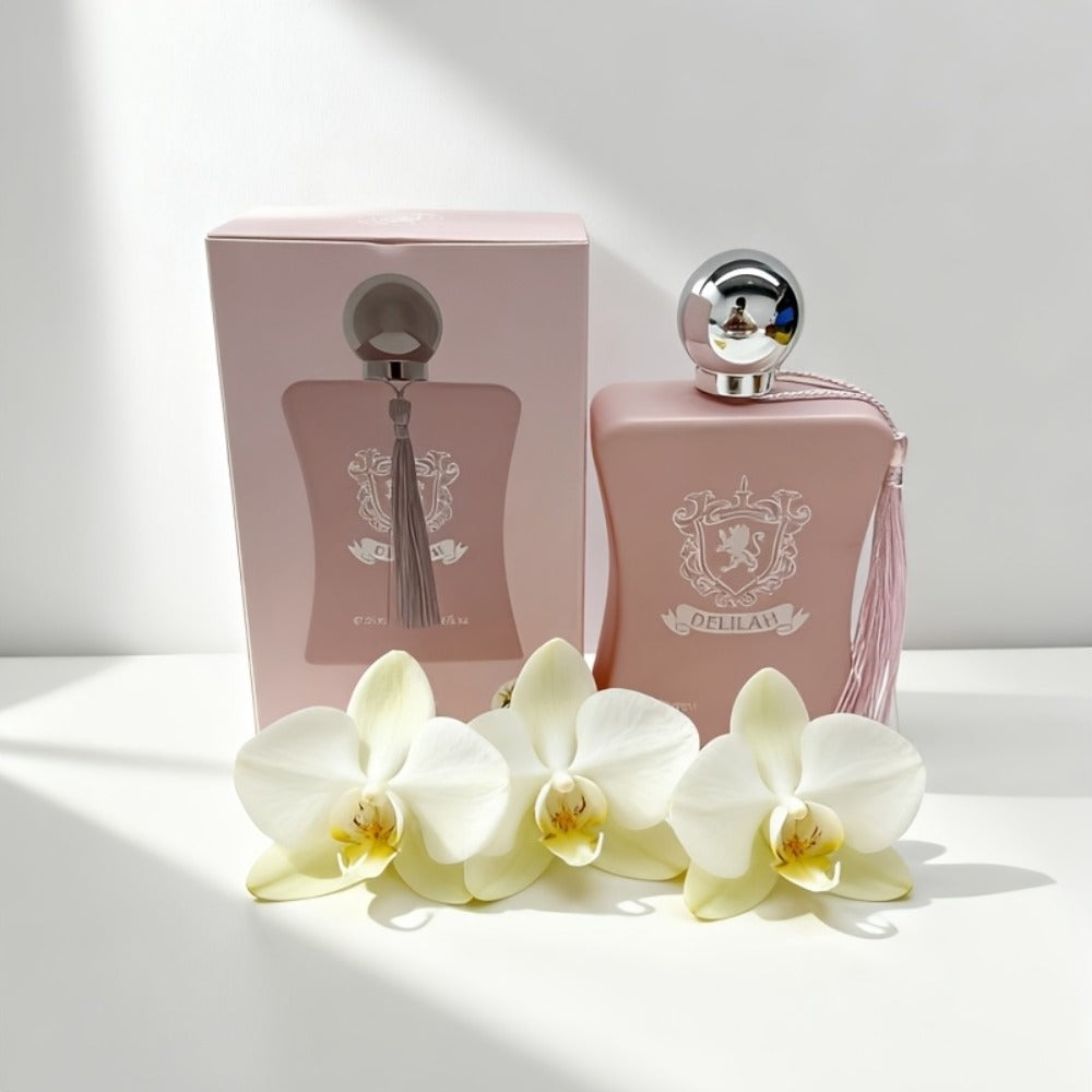 Women's Perfume Niche Eau de Parfum with Gentle Cool Sweet Profile in a Minimal Pink Bottle