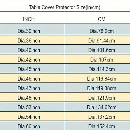 Round PVC Table Cover Clear Tablecloth 2MM Thick Scratch-Resistant Waterproof Table Protector for Dining Table Coffee Table Restaurant Outdoor