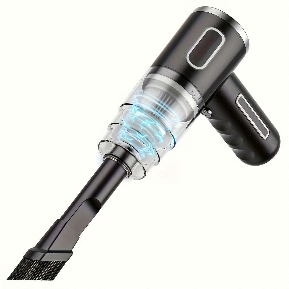 Handheld Vacuum Cleaner with 3KPa Suction, USB Charging, Long Reach Tube, Brush Head and Spare Filter