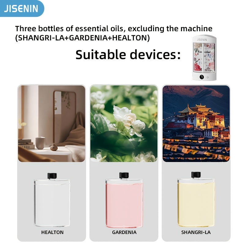 Mini Aroma Diffuser & Humidifier 2-in-1 Portable USB Rechargeable, 7-Level Timer, Silent Operation