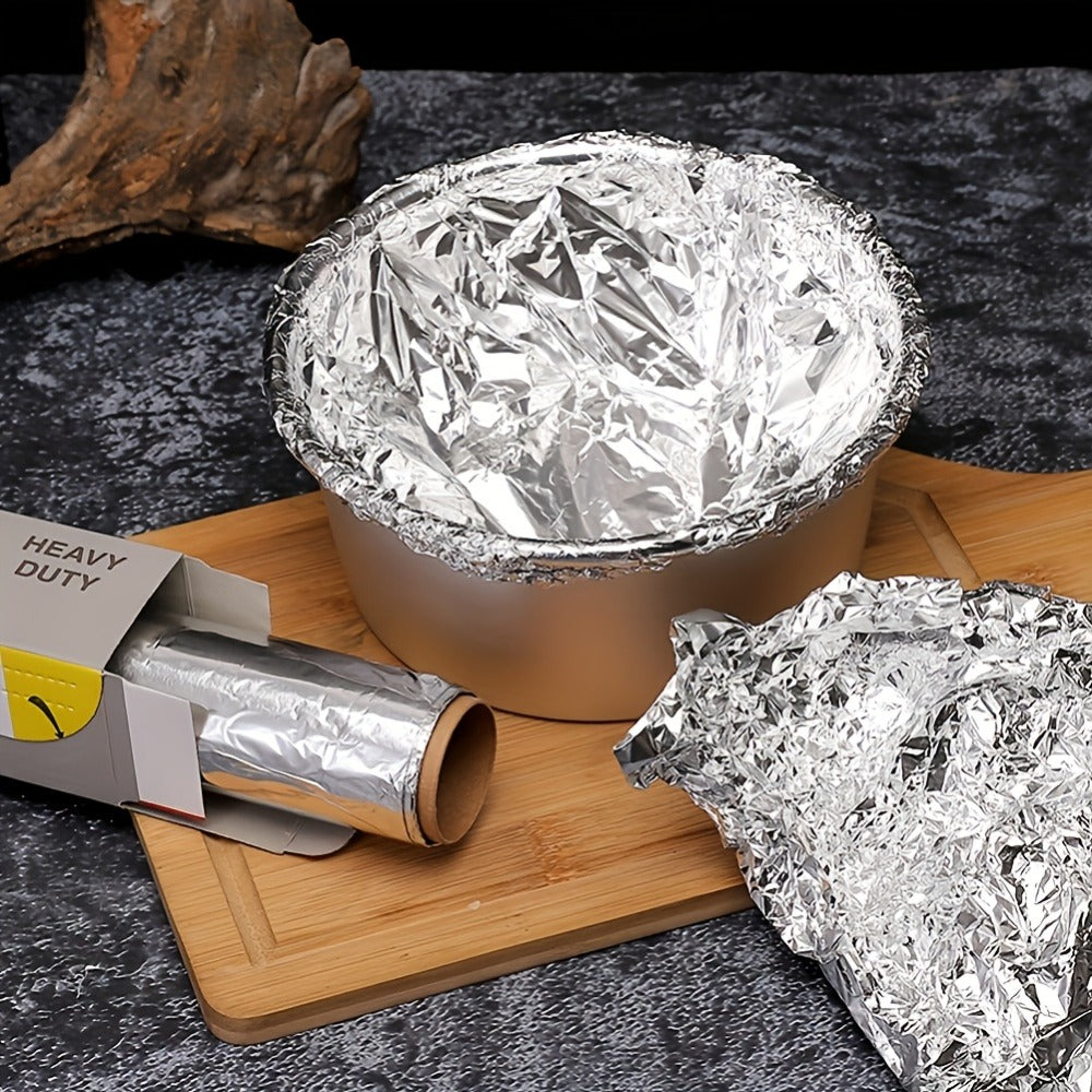 Heavy-Duty Aluminum Foil Roll Set in Six or 12-Roll Options for Baking, Grilling and Food Wrapping
