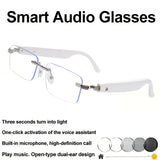 UF05 White Smart Glasses