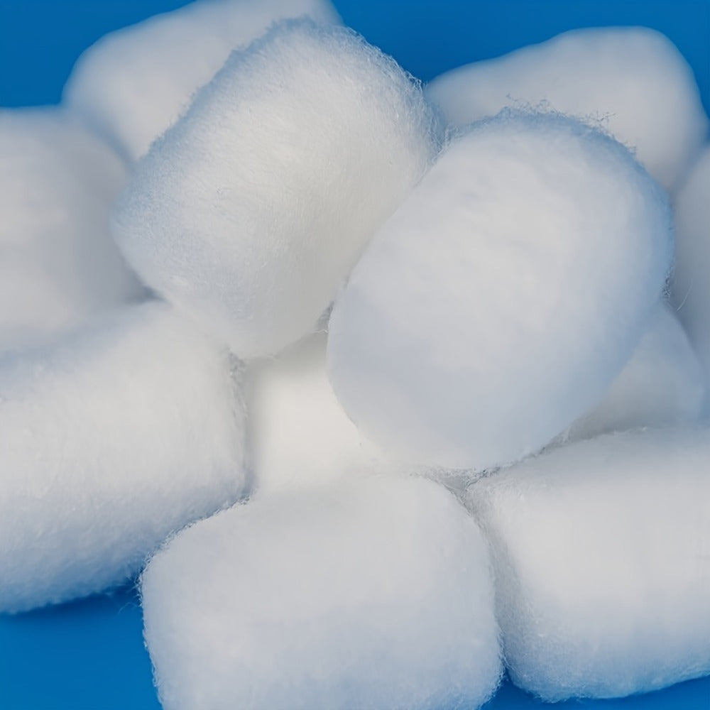 Cotton Balls 500 Count Super Jumbo Soft 100% Absorbent Premium Unscented - Makeup Removal Toner Skincare Nail Care Wound Cleaning for Sensitive Skin All Skin Types Pack of 5