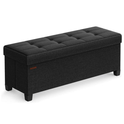 43-Inch Foldable Storage Ottoman for Living Room and Entryway detail image - detail view 11
