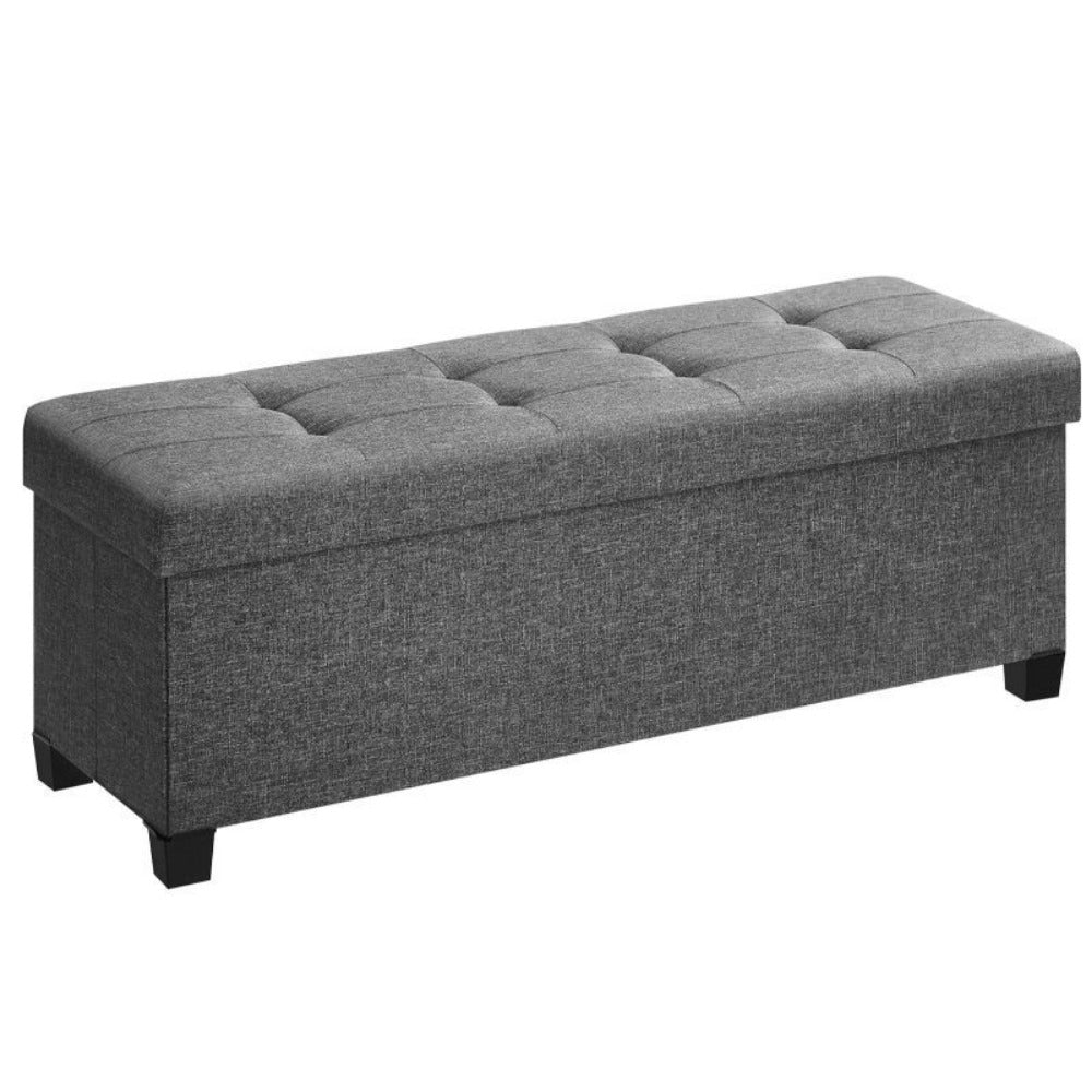 43-Inch Foldable Storage Ottoman for Living Room and Entryway detail image - detail view 13