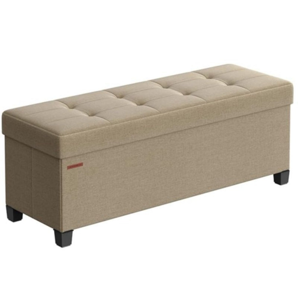 43-Inch Foldable Storage Ottoman for Living Room and Entryway detail image