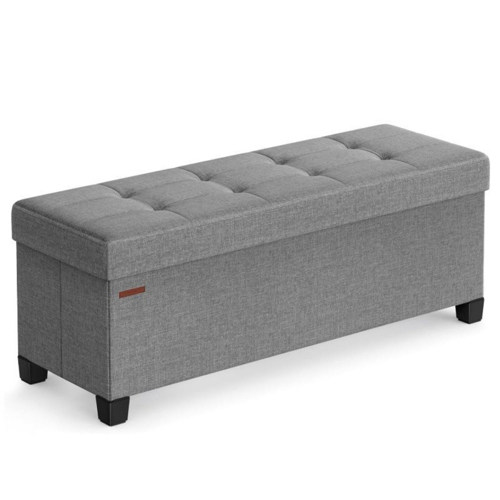 43-Inch Foldable Storage Ottoman for Living Room and Entryway detail image - detail view 7