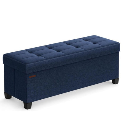 43-Inch Foldable Storage Ottoman for Living Room and Entryway detail image - detail view 9