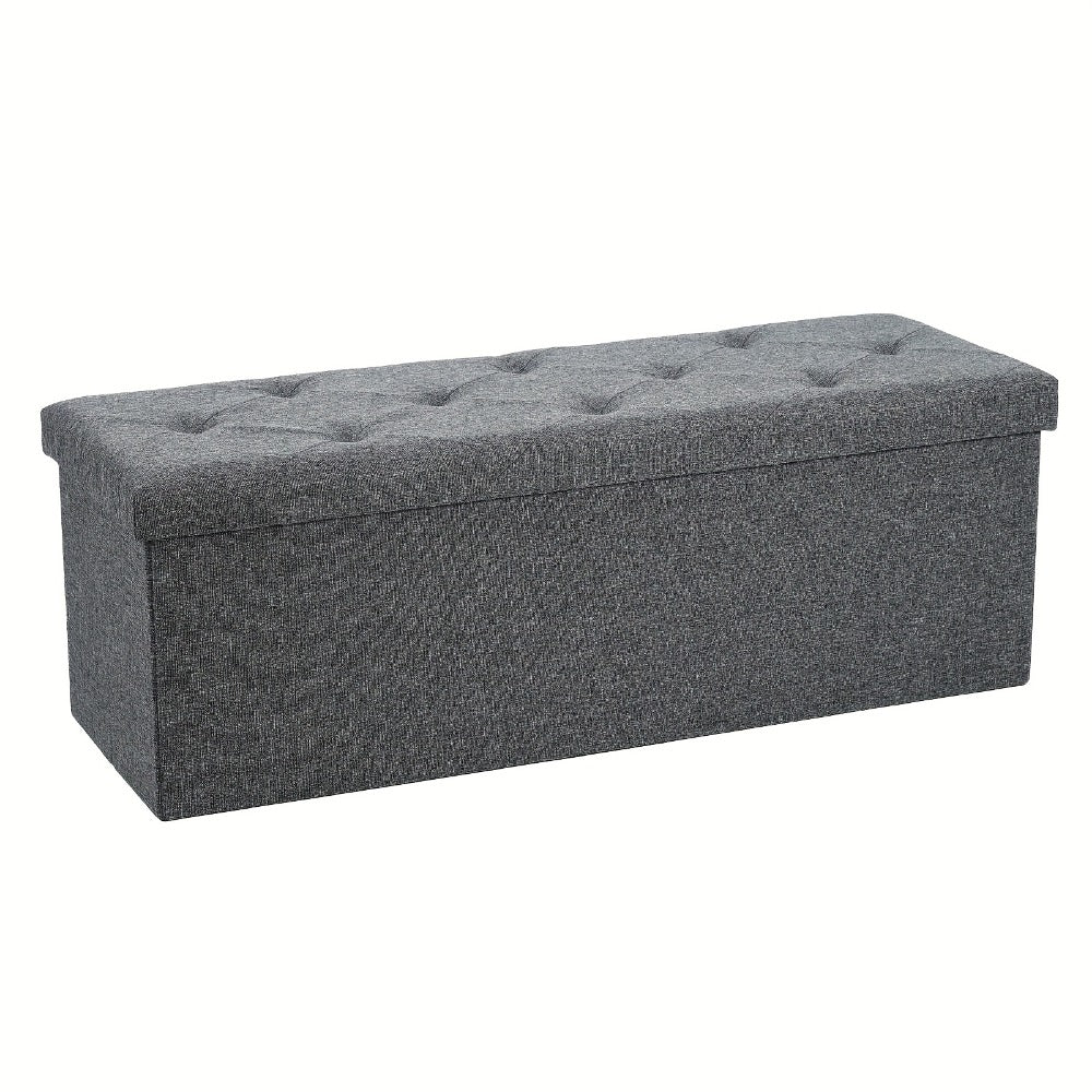43-Inch Upholstered Ottoman Bench with Hidden Storage and Lift-Top Storage detail image - detail view 11