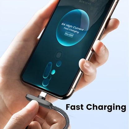 Right-Angle USB Charging Cable with USB-A or USB-C Input Options, 100W Marking and 1 m or 2 m Lengths