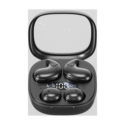 Invisible Two-Pair Sleep Earbud Set with Digital Charging Cases in Purple or Beige for Side-Sleep Listening
