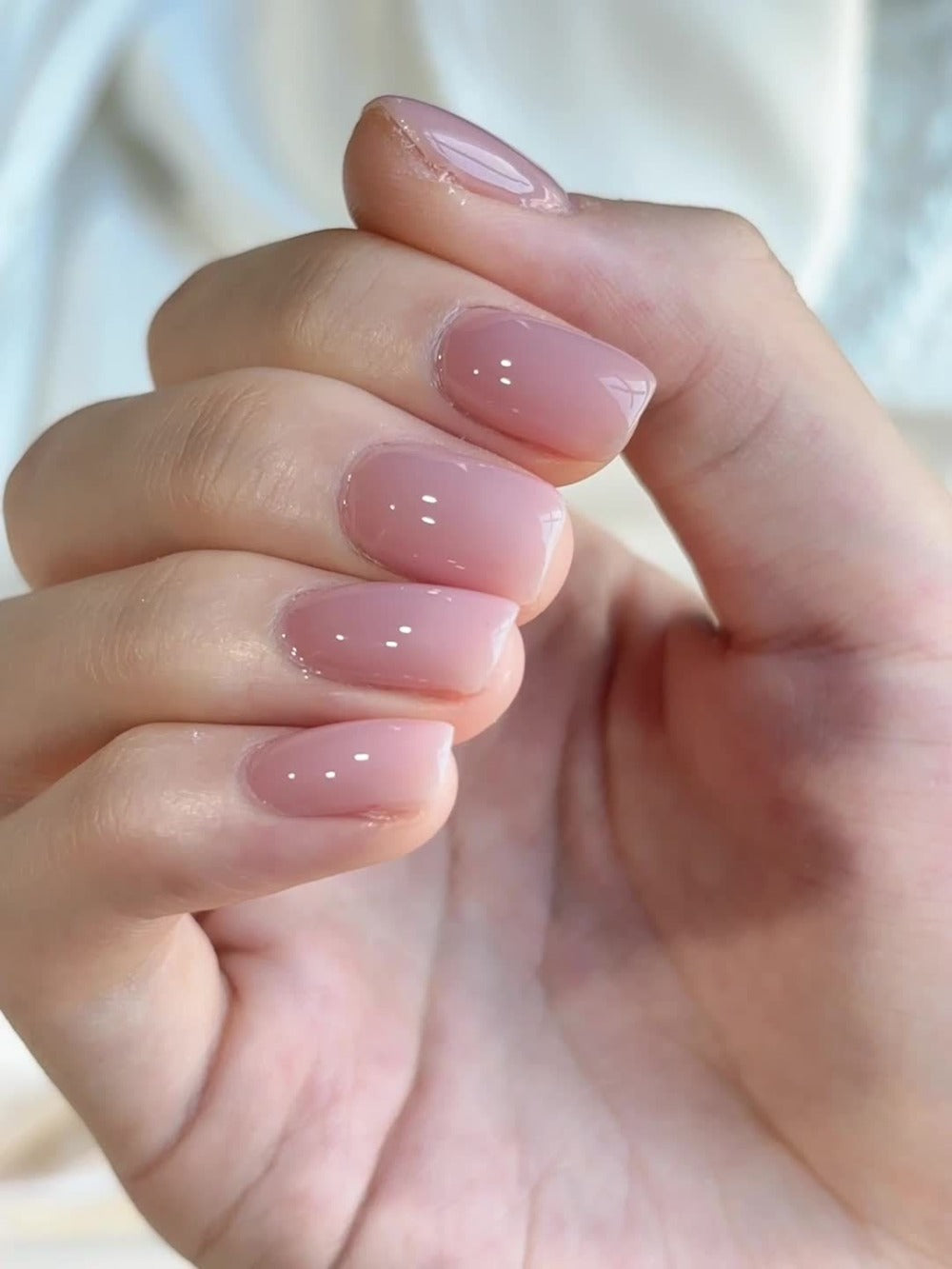 Gel Nail Polish Set with XEIJAYI Label, 8 Summer Ice Jelly Colors in Sheer Photo Frame Bottles