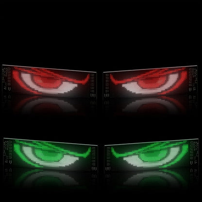 Devil Eye LED Headlight Panels 2 Pack Flexible RGB Matrix App & Remote Control - USB 5V for an Everyday Personal Care Routine
