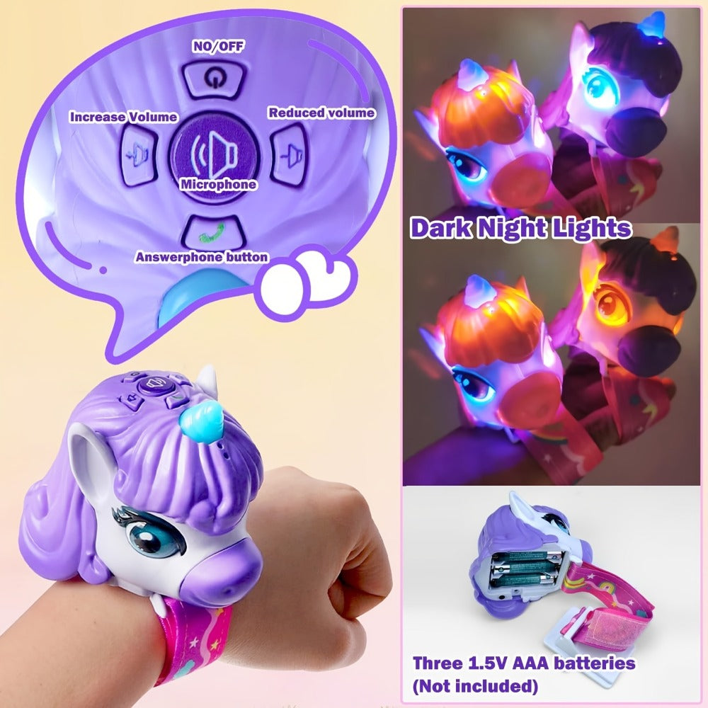Walkie Talkies, Unicorn for Kids 2 Pack, Long Range 2-Way Radio Toy for Boys & Girls Ages 3-12