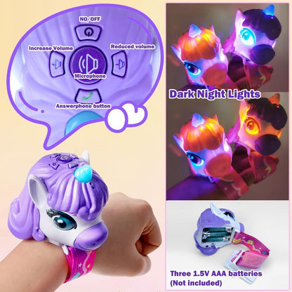 Walkie Talkies, Unicorn for Kids 2 Pack, Long Range 2-Way Radio Toy for Boys & Girls Ages 3-12