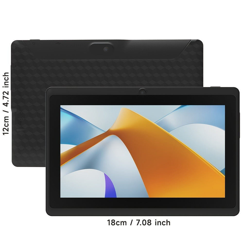 Android Tablet 7-Inch with Android 14, 32GB Internal Storage, Quad-Core CPU and Protective Case Choices