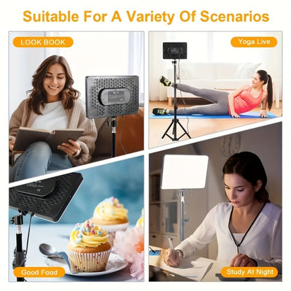 LED Ring Light 10 Inch with Stand Dimmable Fill Light for Vlogging Photography Makeup Selfie Live Streaming Video Conferencing Photo Studio Speedlight