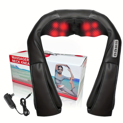 Acupressure Massager – Electric Acupoint Deep Kneading Neck & Shoulder Massager for Back, Waist, Legs, Feet & Muscles, Portable Full Body Relief Device, Ideal Gift for Parents, Seniors, Men & Women