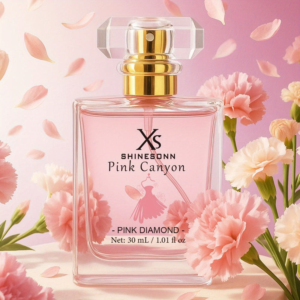 Women's Perfume Pink Canyon Eau de Parfum 1 oz with Pomegranate, Peony and Warm Amber Notes