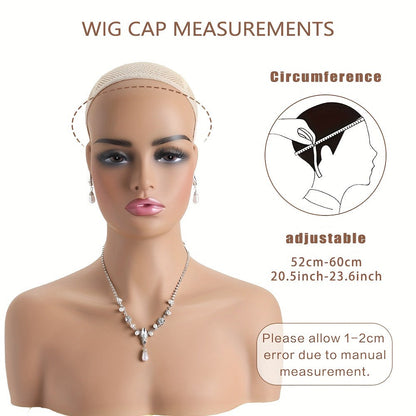Synthetic Wig 16-Inch Kinky Curly Afro with Elastic Net Cap in 18 Color Options for Cosplay Looks