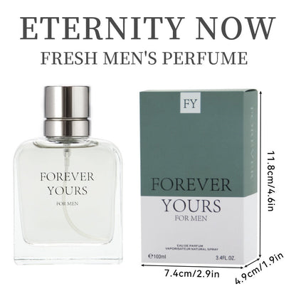 Men's Eau de Toilette Spray 3.4 oz - Coconut Nectar, Star Anise & Ginger Fragrance, Long-Lasting Exotic Scent for Dating, Daily Wear & Parties, Unique Gift for Him