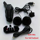 Soft label for full face helmet