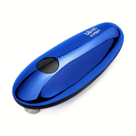 Electric Can Opener One Touch – Automatic 360° Rotation for All Can Sizes, Smooth Safe Edge, Battery Operated, Ideal for Seniors & Arthritic Hands, Kitchen Gadget