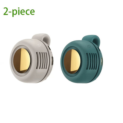 Clip-On Neck Fan in Pink, Green or White with Display and One- or Two-Piece Checkout Options