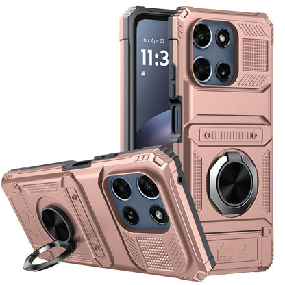 Magnetic Metal Kickstand Moto G 5G 2025 2026 Case Shockproof Drop Protection Slim Protective Phone Cover for Motorola Moto G 5G 2025 Moto G 5G 2026 Moto G Play 2026 6.7 Inch – Hands-Free Stand