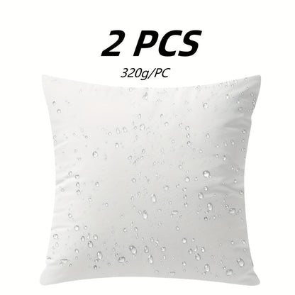 Square and Lumbar Throw Pillow Insert Set in Five Sizes with Two- or Four-Piece White Pack Options