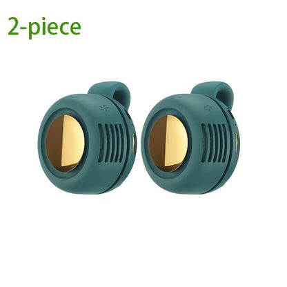 Clip-On Neck Fan in Pink, Green or White with Display and One- or Two-Piece Checkout Options