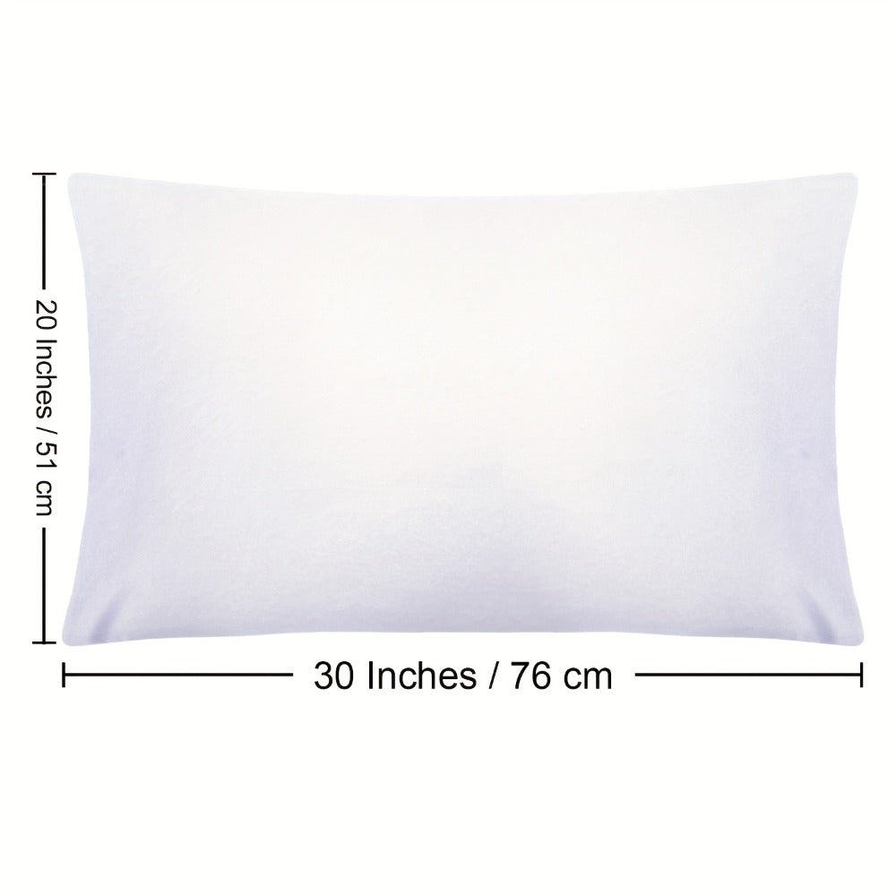 Four-Pack Queen Pillowcase Set in 32 Solid Colors with 20 x 30-Inch Size and Envelope Closure