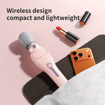 Electric Handheld Massager 180° Foldable Massage Stick | 5-Speed Vibration USB Rechargeable Rotating Head | Full Body Relief Neck Back Shoulder Leg Waist | Portable Cordless Massager Gift for Women Men